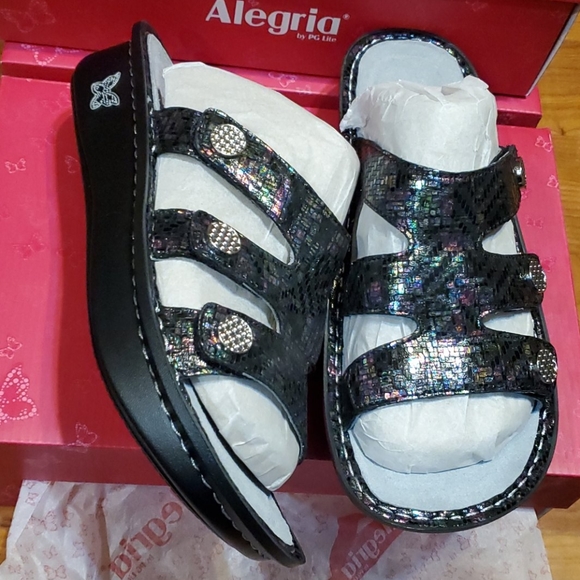 💥 New Alegria Dinah stone dazzle comfort sandals - Picture 5 of 7